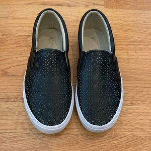 Black Slip On Sneakers